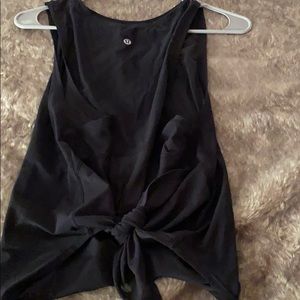 Black Lululemon tank top